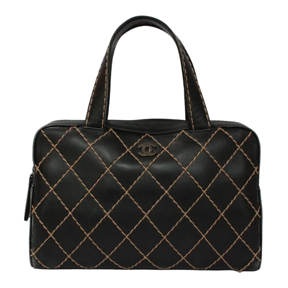 CHANEL Black Leather Bag